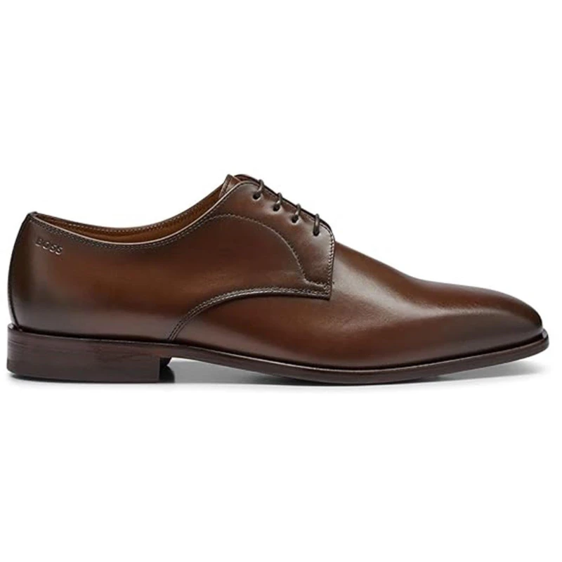 Image of Boss Kids Lisbon Derby Shoes Medium Brown male 5.5 (38.5)