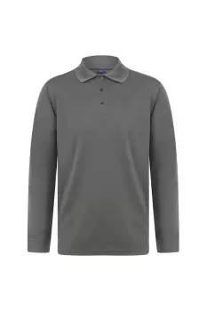 Image of Long Sleeve Coolplus Piqu Polo Shirt