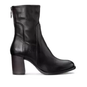 Image of Leather Heeled Ankle Boots