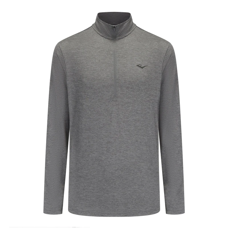 Image of Everlast Flex 1/4 Zip Mens Charcoal Marl male S