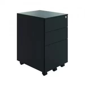 Image of Jemini Contract Steel 3 Drawer Mobile Desk Pedestal 380x470x615mm