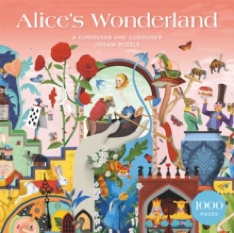 Image of Alice's Wonderland : A Curiouser and Curiouser Jigsaw Puzzle Jigsaw