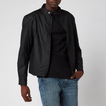 Image of Barbour International Mens Stove Wax Jacket - Black - M