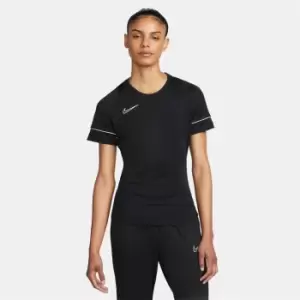 Image of Nike Dri-FIT Academy Womens Short-Sleeve Top - Black