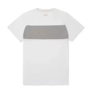 Image of Albam Block Marl T Shirt - Cream