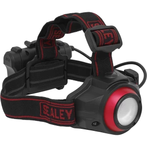 Image of Sealey Rechargeable COB LED Auto Sensor Head Torch Black