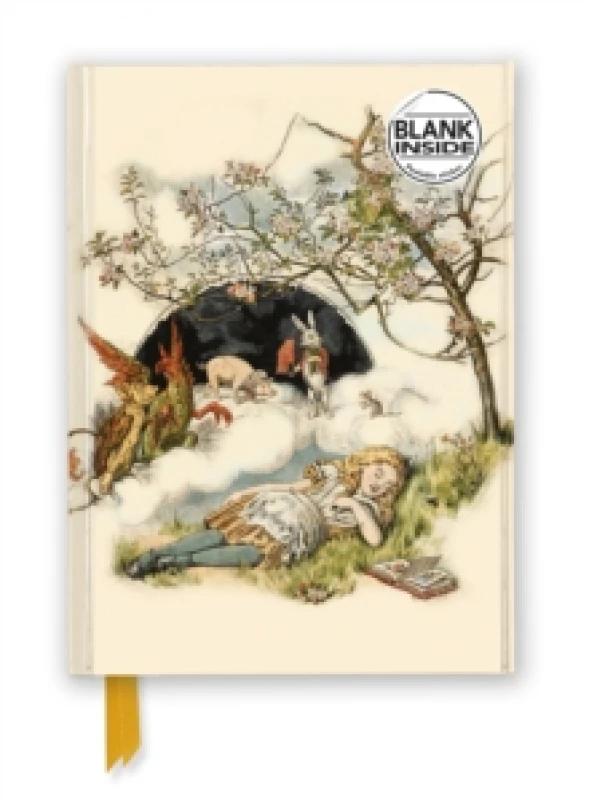 Image of British Library: Alice Asleep, from Alice's Adventures in Wonderland (Foiled Blank Journal) Notebook / blank book