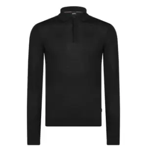 Image of Boss Dibari Polo - Black