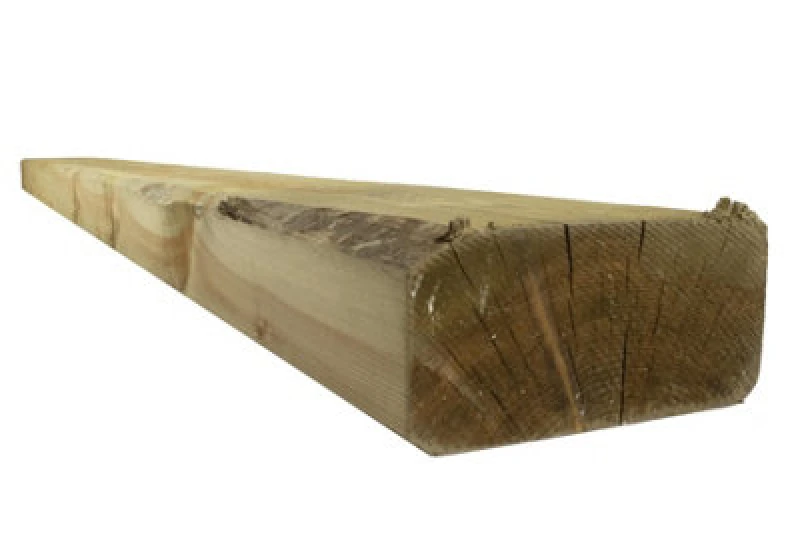 Image of Snowdon Timber Reject Treated Eased Edge Sleeper (H) 95mm (W) 195mm (L) 2.4M - Pack Of 10
