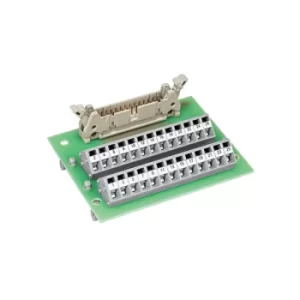 Image of WAGO 289-404 20 Pole Interface Module with Male Connector Type DIN...