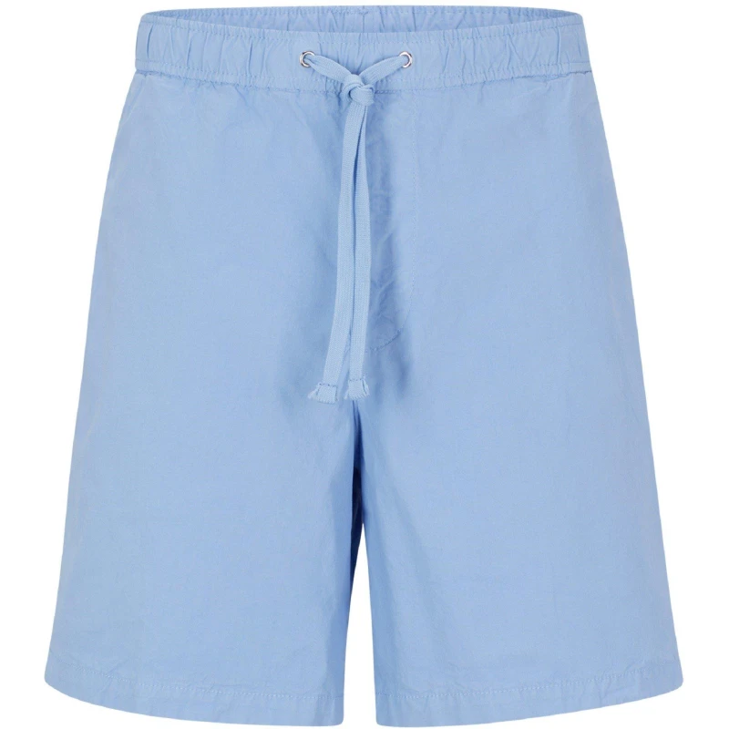 Image of Boss Mens Karlos-Ds Jersey Fabric Shorts Open Blue male 30W R