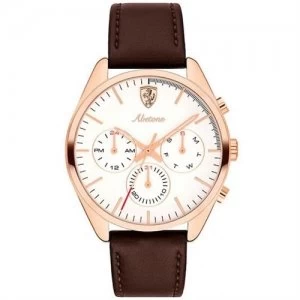 Image of Scuderia Ferrari Mens Abetone Rose Gold Plated Watch - 0830504