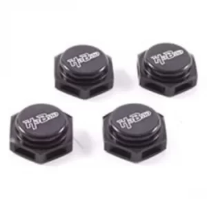 Image of Hobao 'Hobao' Wheel Hex Hubs (4) Black