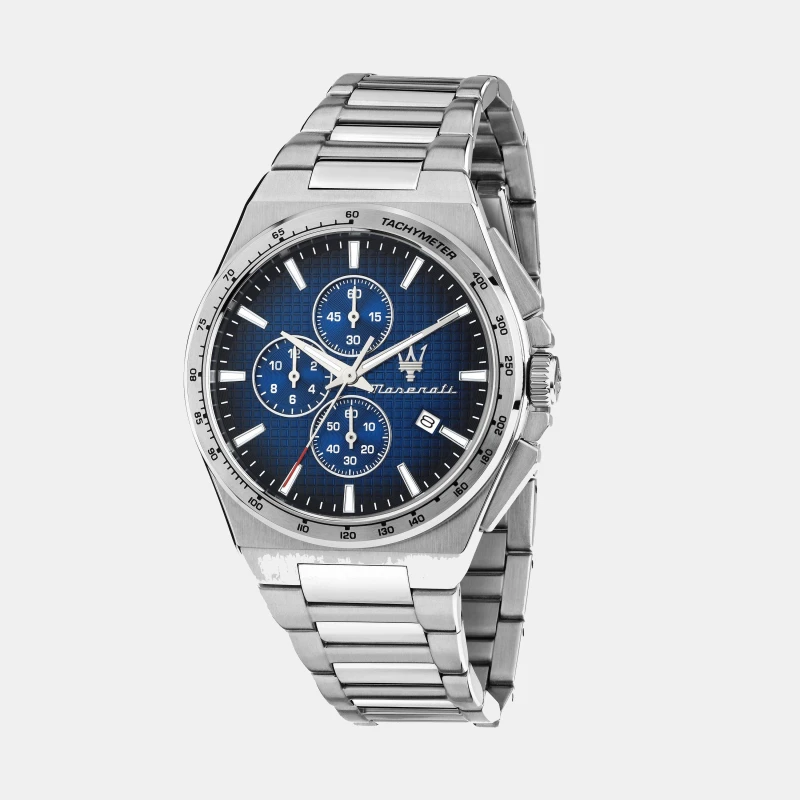 Image of Maserati Mens Velocita Quartz Analogue Quartz Watch Blue male One Size
