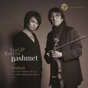 Image of Brahms Two Viola Sonatas Op 120/Two Piano Rhapsodies Op 79 by Johannes Brahms CD Album