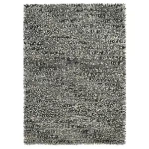 Image of Origins Rocks Rug Shaggy Grey 80 x 150cm