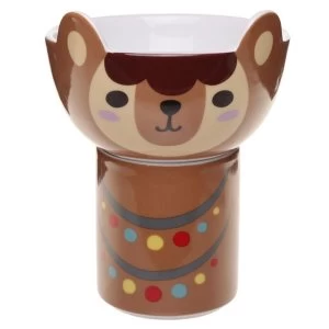Image of Cute Llama (Pack Of 4) Mug and Bowl Set
