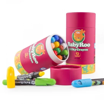 Image of Silky Washable Crayon - Baby Roo 12 Colours