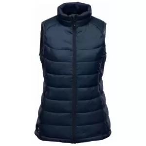 Image of Stormtech Womens/Ladies Stavanger Thermal Body Warmer (M) (Navy/Graphite Grey)