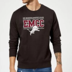 Image of East Mississippi Community College Distressed Lion Sweatshirt - Black