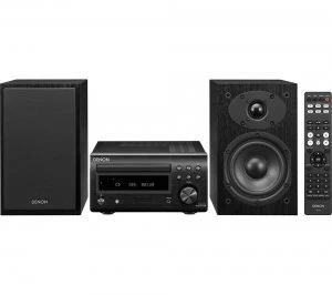 Image of DENON DM-41DAB Wireless Traditional Hi-Fi System - Black