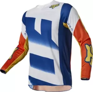 Image of FOX 360 Rkane Motocross Jersey, blue-orange Size M blue-orange, Size M