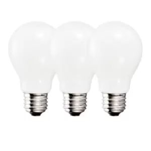 Image of 9 Watts A60 E27 LED Bulb Opal Cool White Dimmable, Pack of 3