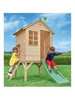 Image of Tp Sunnyside Wooden Tower Playhouse & Slide