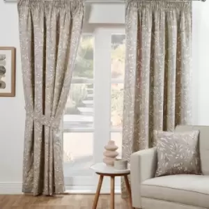 Image of Sundour Aviary Light Filtering Curtains Beige 46x72 - Beige