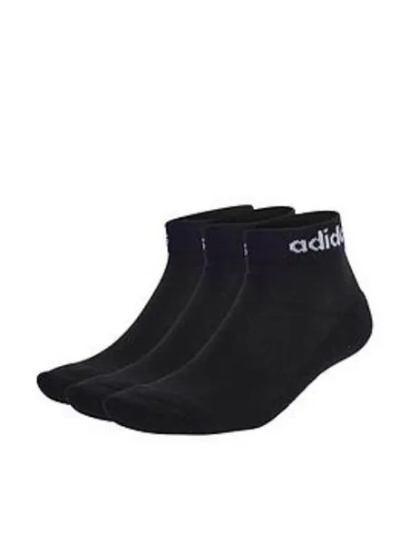 Image of adidas Essentials Ankle 3 Pack Socks - Size M