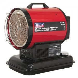 Image of Sealey 20.5kW Infrared Paraffin & Diesel Space Heater