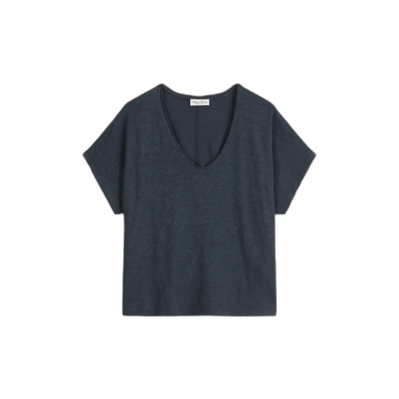 Image of Marc O'Polo Womens V-neck T-Shirt Marc O'Polo Bleu Female M
