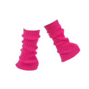 Image of Bristol Novelty Womens/Ladies Leg Warmers (One Size) (Hot Pink)