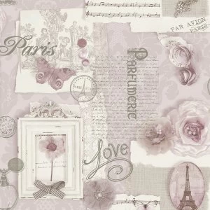 Image of Arthouse Felicity Wallpaper - Soft Pink