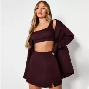 Image of I Saw It First Woven Tailored Skort - Red