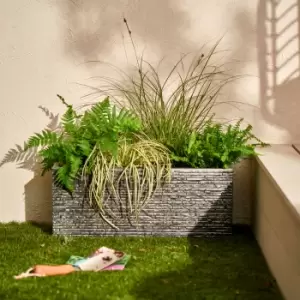 Image of Slate Effect Trough Grey