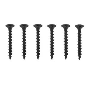 Image of Moderix Black Coarse Thread Drywall/Plasterboard Screws - Sharp Point - Size 3.5