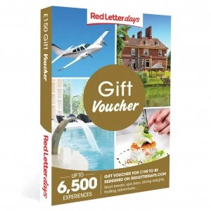 Image of Red Letter Days £150 Gift Voucher