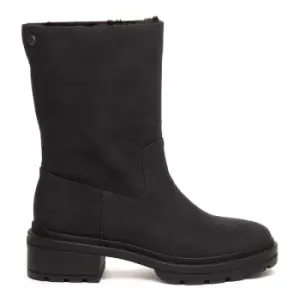 Image of Rocket Dog Idea Black Roll Down Winter Boots
