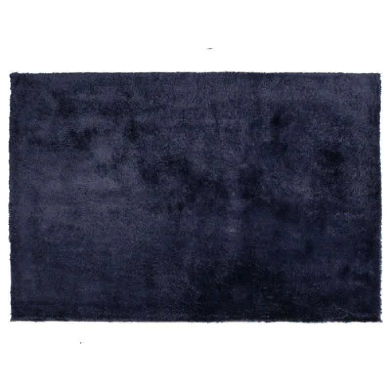 Image of Beliani Shaggygy Rug Evren Dark Blue 160 X 230 Cm