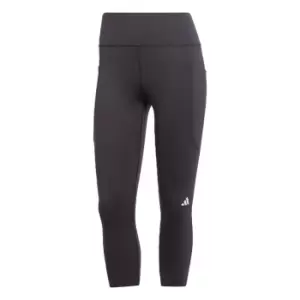Image of adidas DailyRun three quarterLeggings Womens - Black