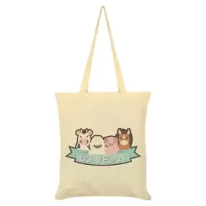 Image of Grindstore Go Vegan Tote Bag (One Size) (Cream)