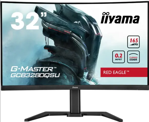 Image of iiyama G-MASTER 32" GCB3280QSU-B1 Quad HD Curved Gaming LED Monitor