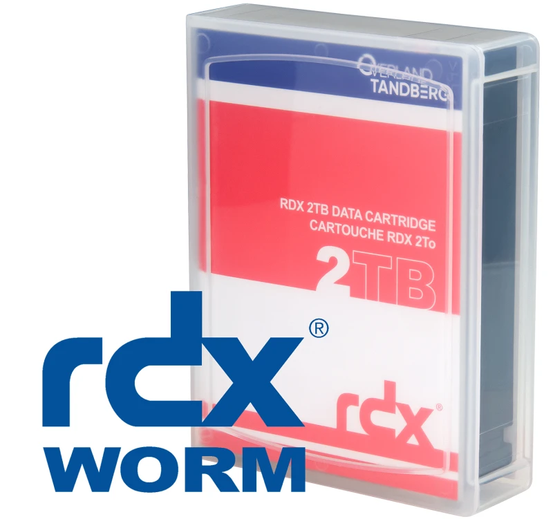 Image of Overland-Tandberg O-T RDX 2.0TB WORM Cartridge (single)