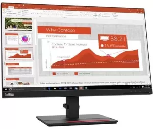 Image of Lenovo ThinkVision 24" T24i-20 Full HD IPS LED Monitor