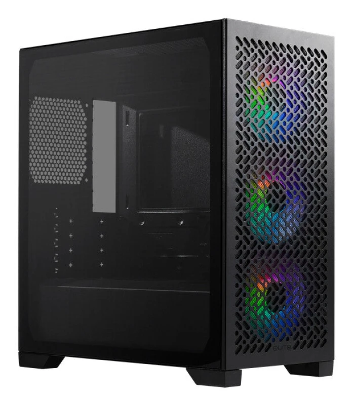 Image of Cooler Master Elite 302 Mid Tower Case - Black - E302-KGNN-S00