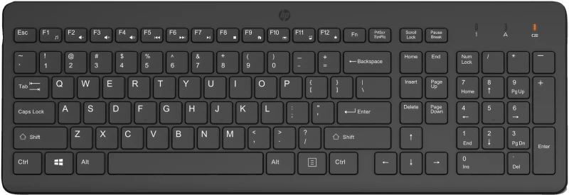 Image of HP 225 Wireless - Tastatur keyboard Universal RF Wireless Black