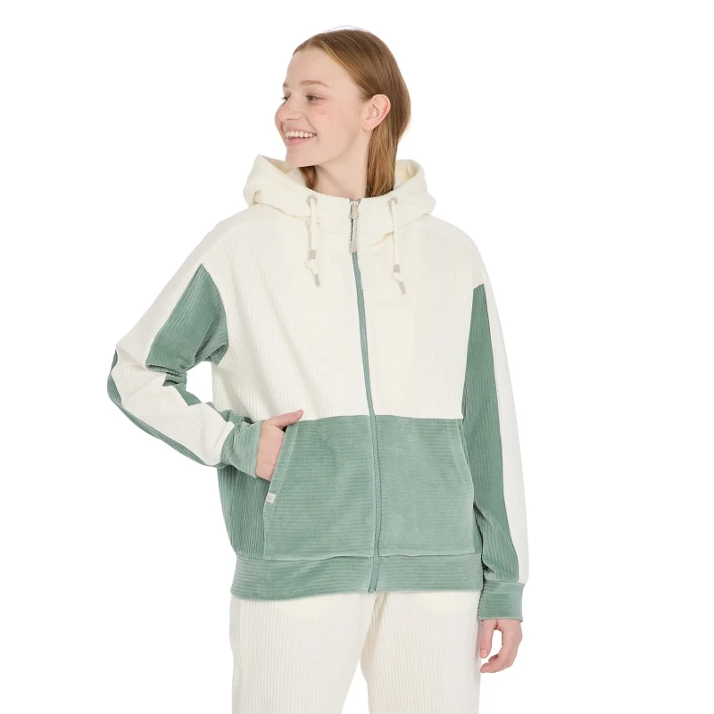 Image of Ragwear Womens zip-up hoodie Ragwear Colbien Cordy Vert Female M