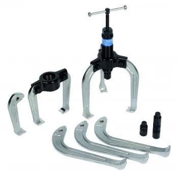 Image of Sykes-Pickavant Hydraulic Twin/Triple Leg Puller Kit - Metal Case 50 - 200mm
