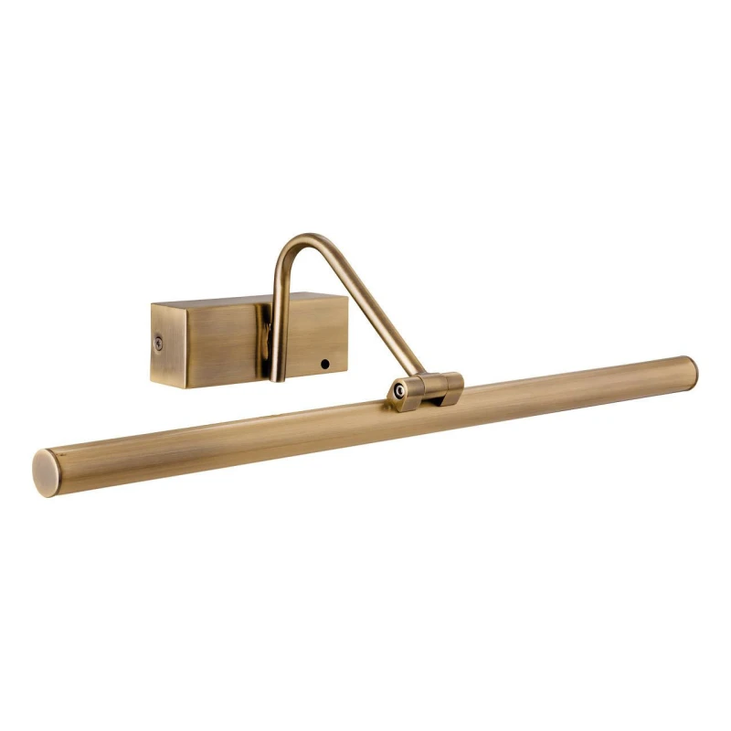 Image of Firstlight LED Wall Picture/Mirror Light Dim Touch Memory Dimmer and Remote 3000K in Antique Brass